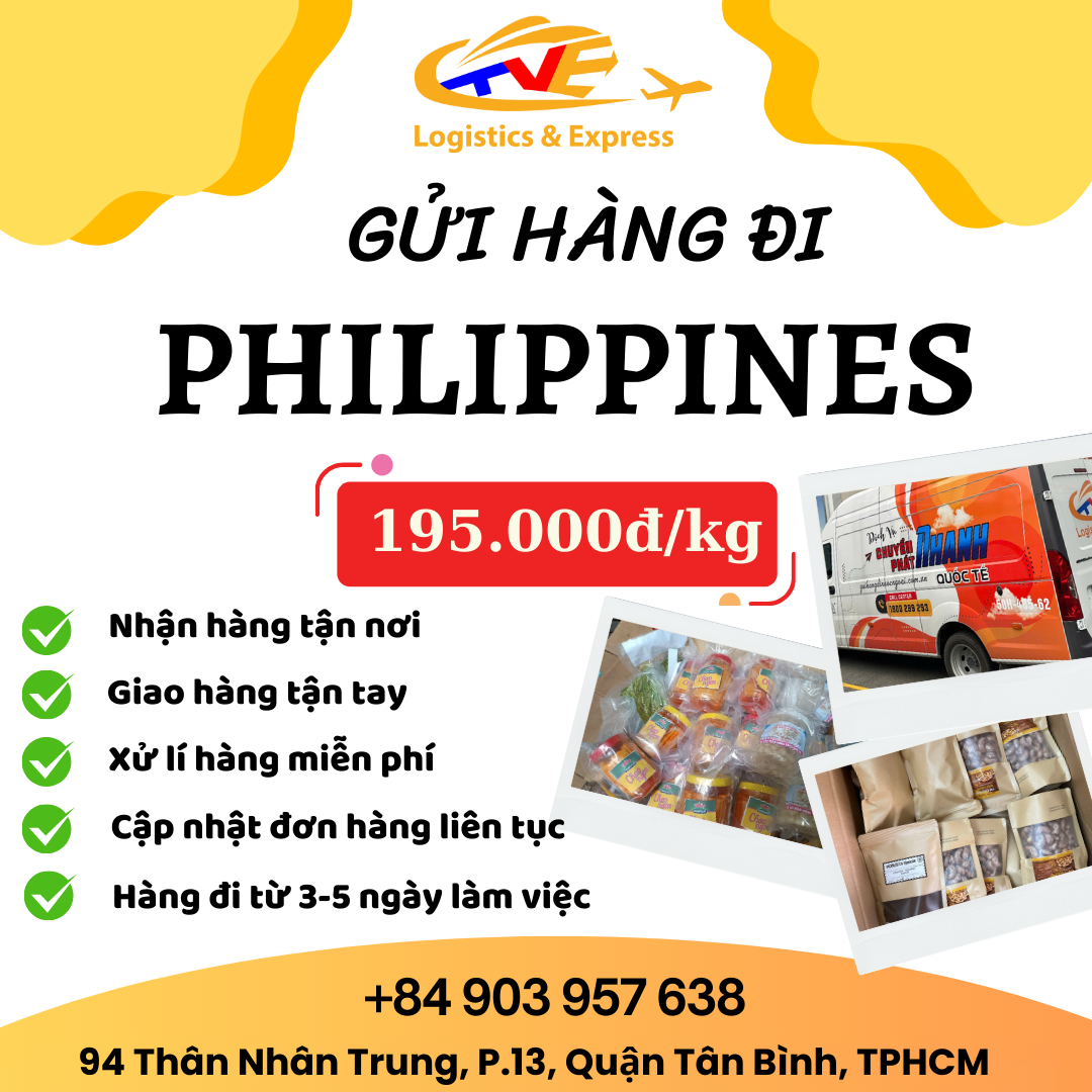 Gửi hàng đi Philippines - Tiến Việt Express